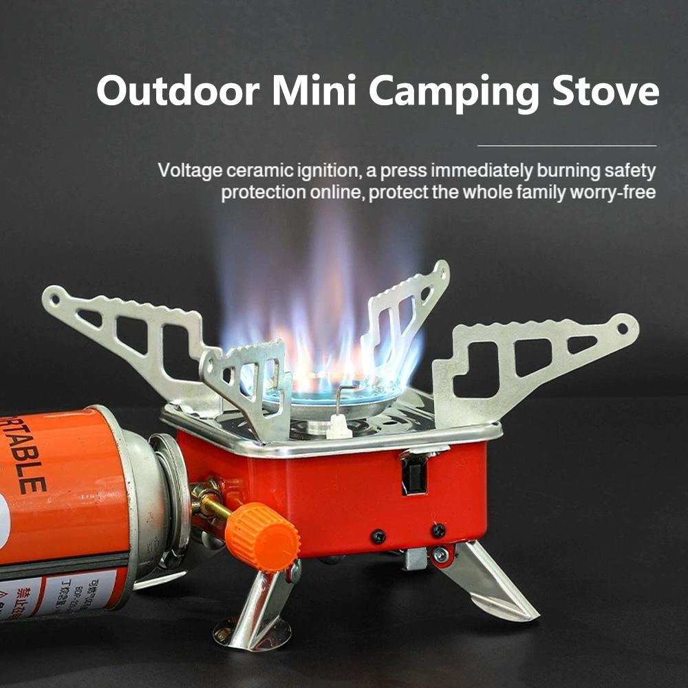Outdoor Gas Camping Oven - Portable Foldable Windproof Camping Gas Stove