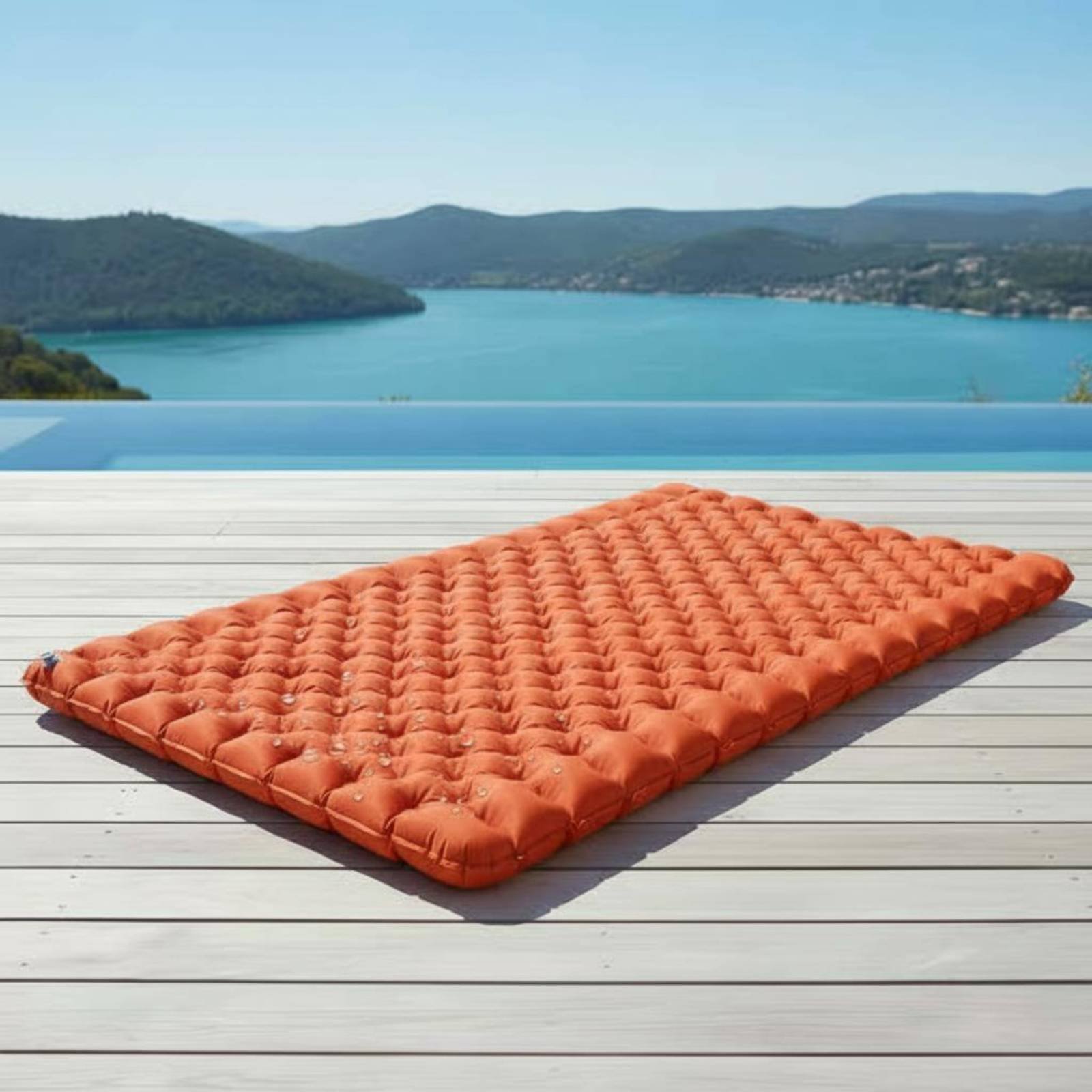 Outdoor Camping Quilt - Inflatable Camping Mat Nylon TPU Inflatable