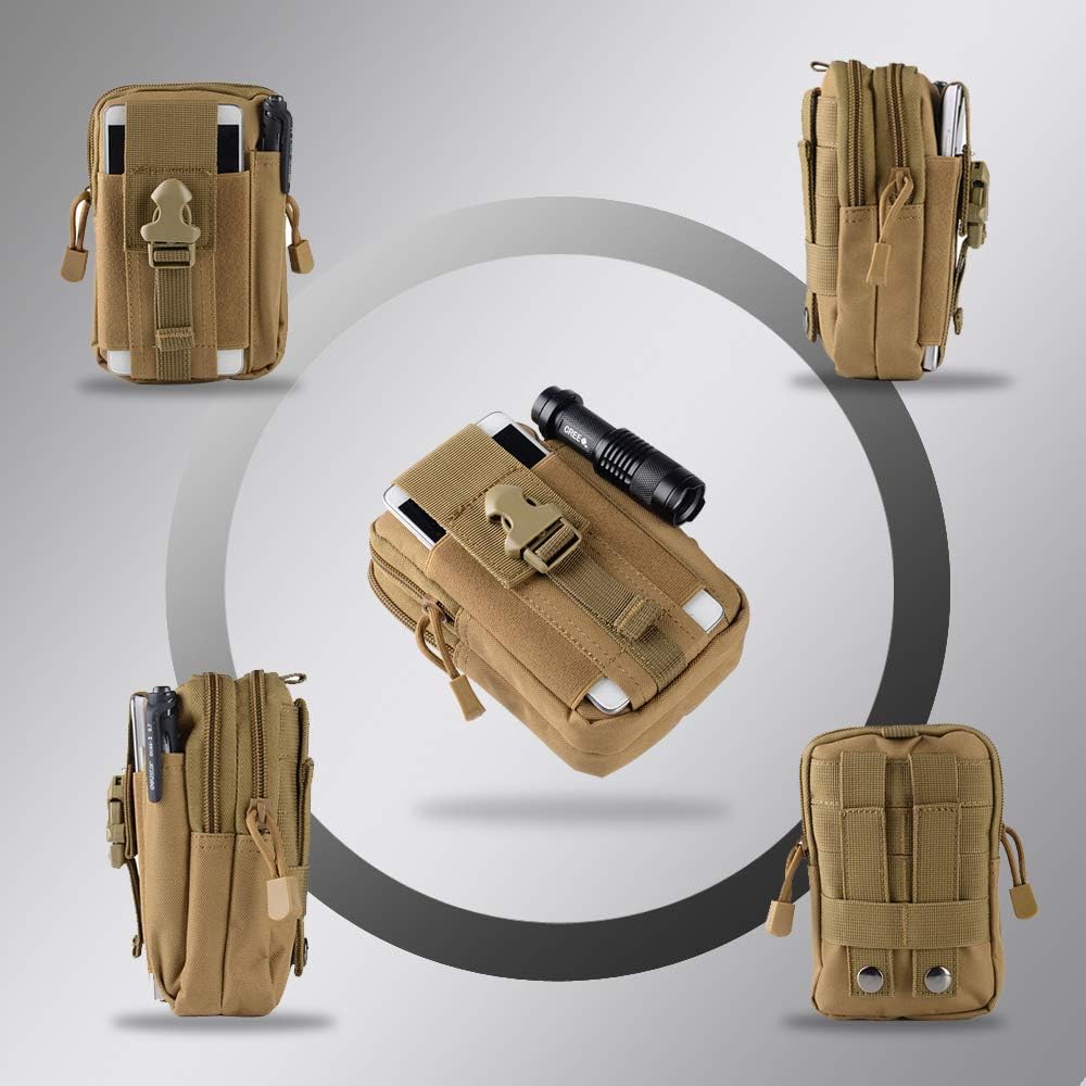 Tactical Molle Belt Pouch Mili - Outdoor Camping Accessories ulasan dan harga