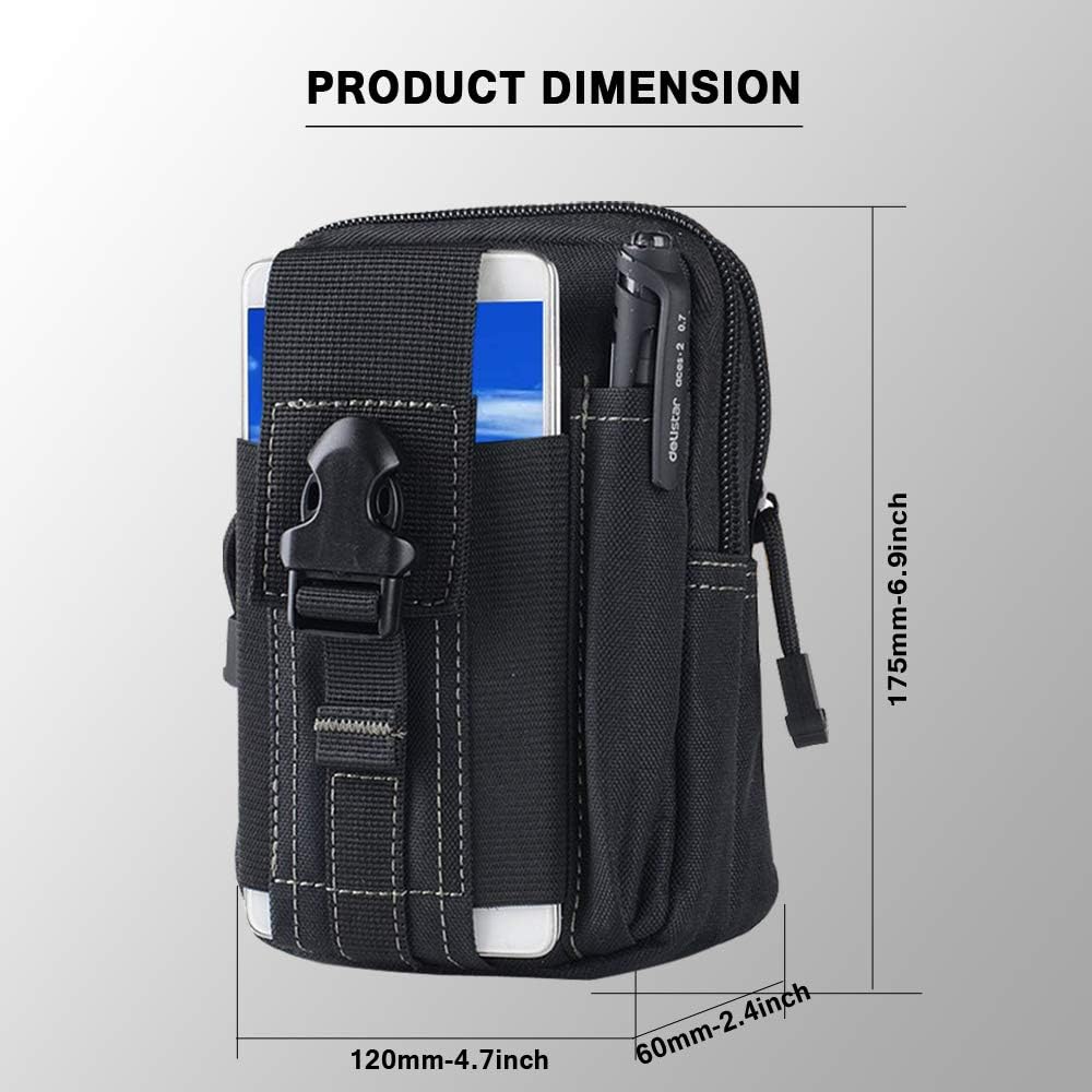 Tactical Molle Belt Pouch Mili - Outdoor Camping Accessories ulasan dan harga