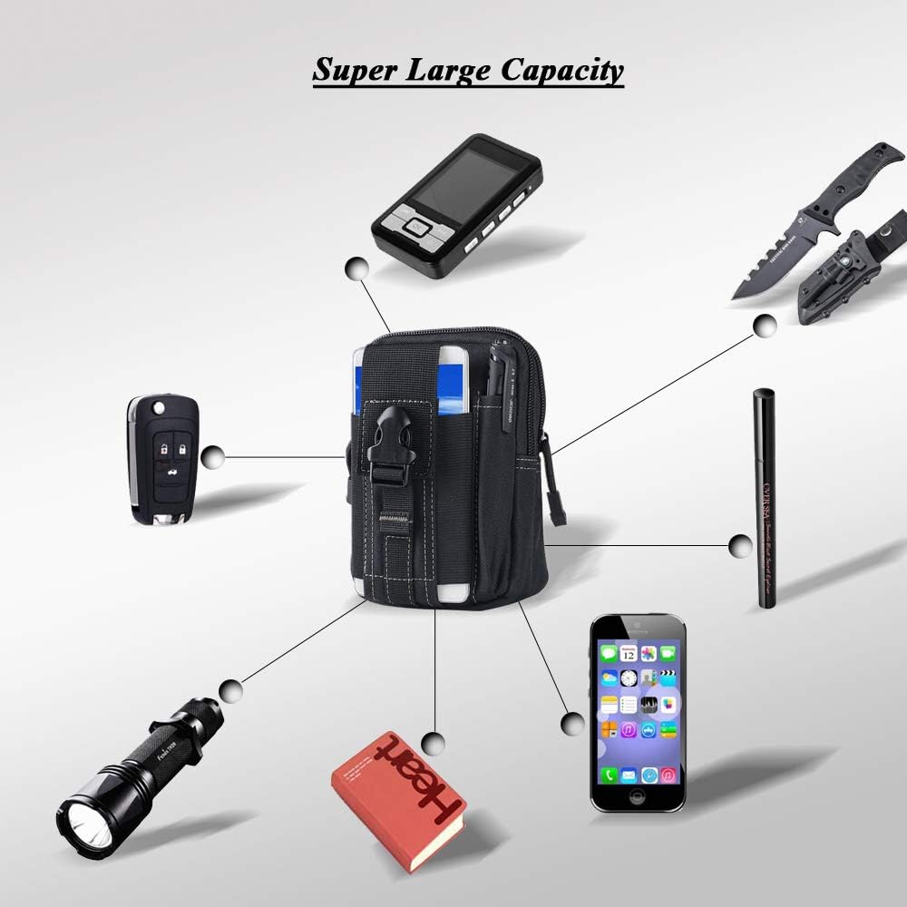 Tactical Molle Belt Pouch Mili - Outdoor Camping Accessories ulasan dan harga