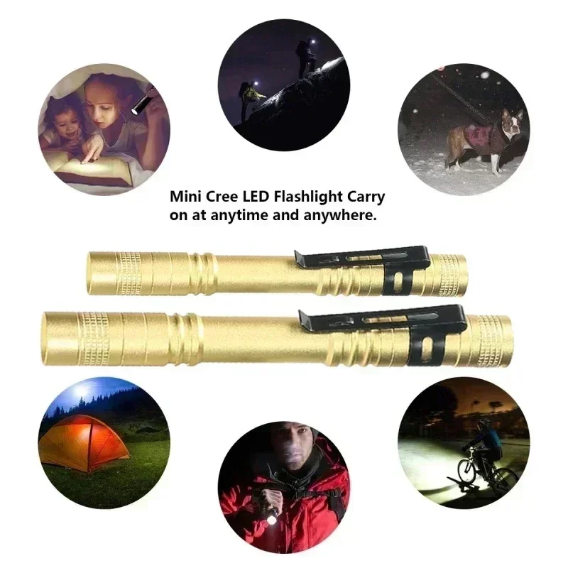 Mini Portable LED Pen Light wi - Outdoor Camping Accessories ulasan dan harga