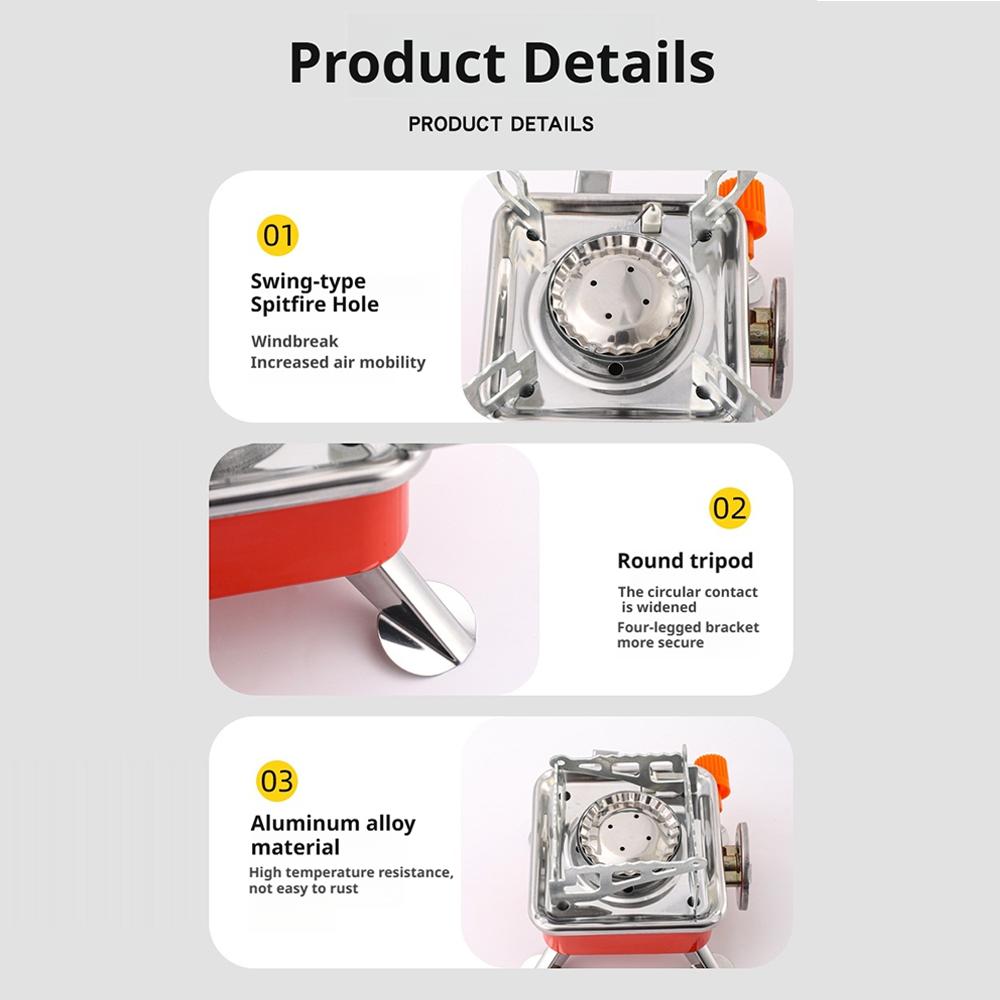 Portable Foldable Windproof Ca - Outdoor Gas Camping Oven ulasan dan harga