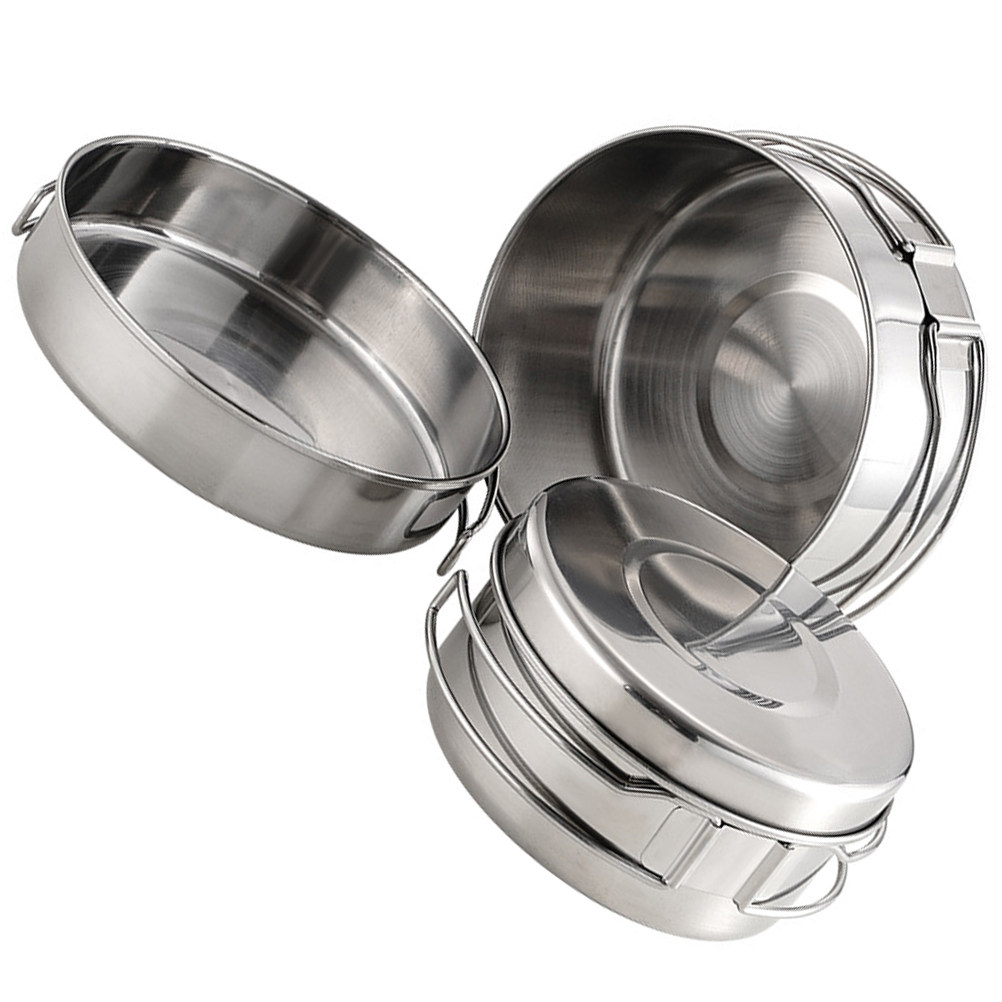 1Set Stainless Steel Camping C - Camp Cooking Set ulasan dan harga