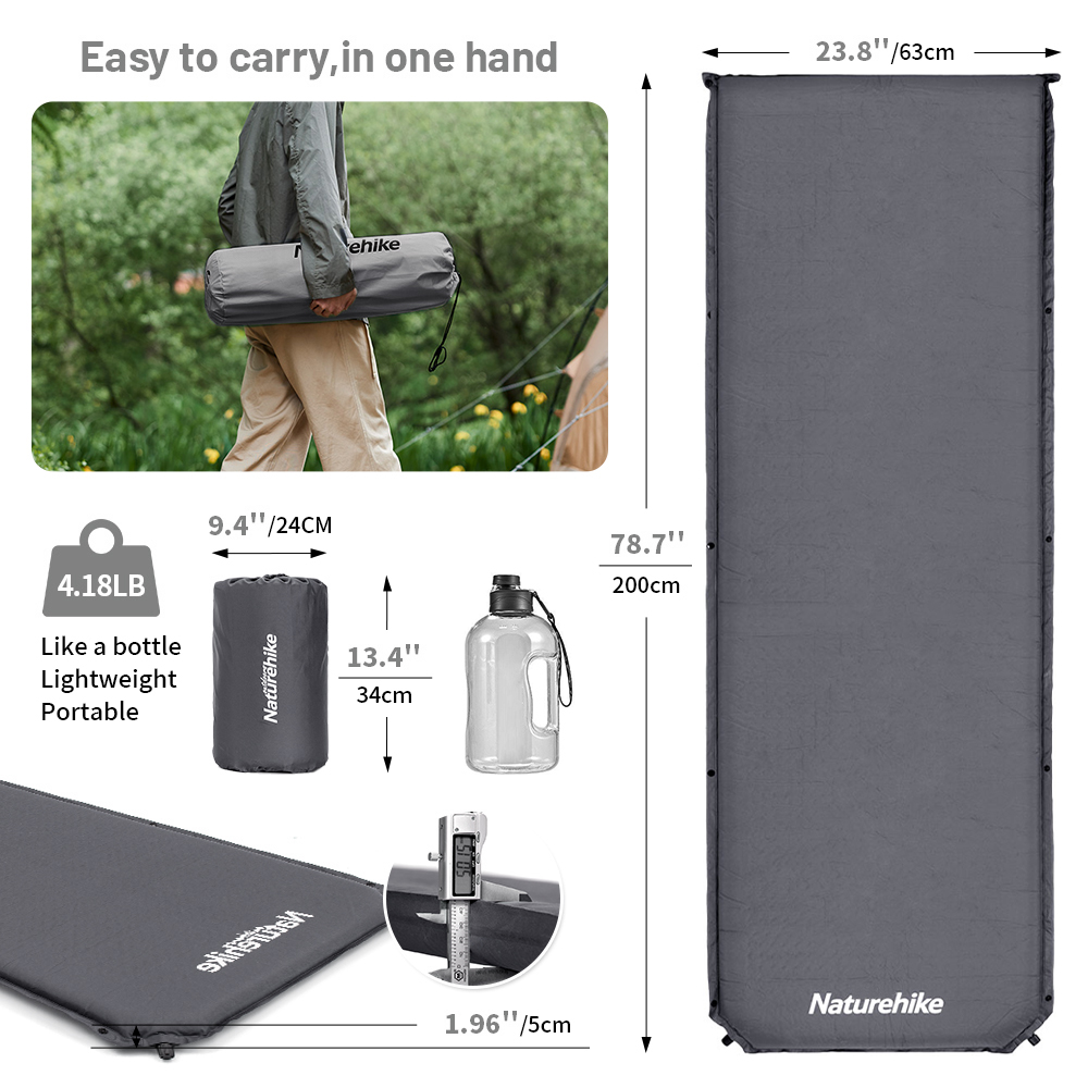 Naturehike Self-inflating Matt - Outdoor Inflatable Camping Tent With Air Pump ulasan dan harga