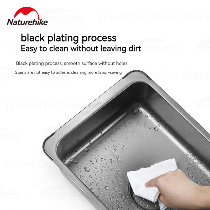 Naturehike Washing Sink Stainl - Outdoor Camping Sink ulasan dan harga