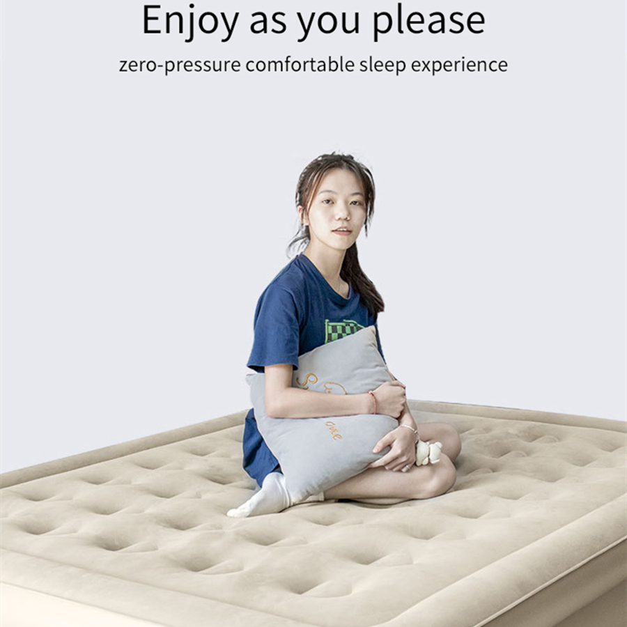 Interior Air Mattress Glamping - Outdoor Inflatable Camping Tent With Air Pump ulasan dan harga