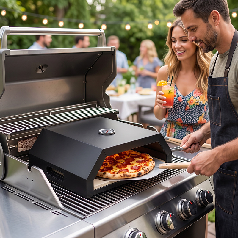 12 Inch Portable Gas‑Powered P - Outdoor Gas Camping Oven ulasan dan harga
