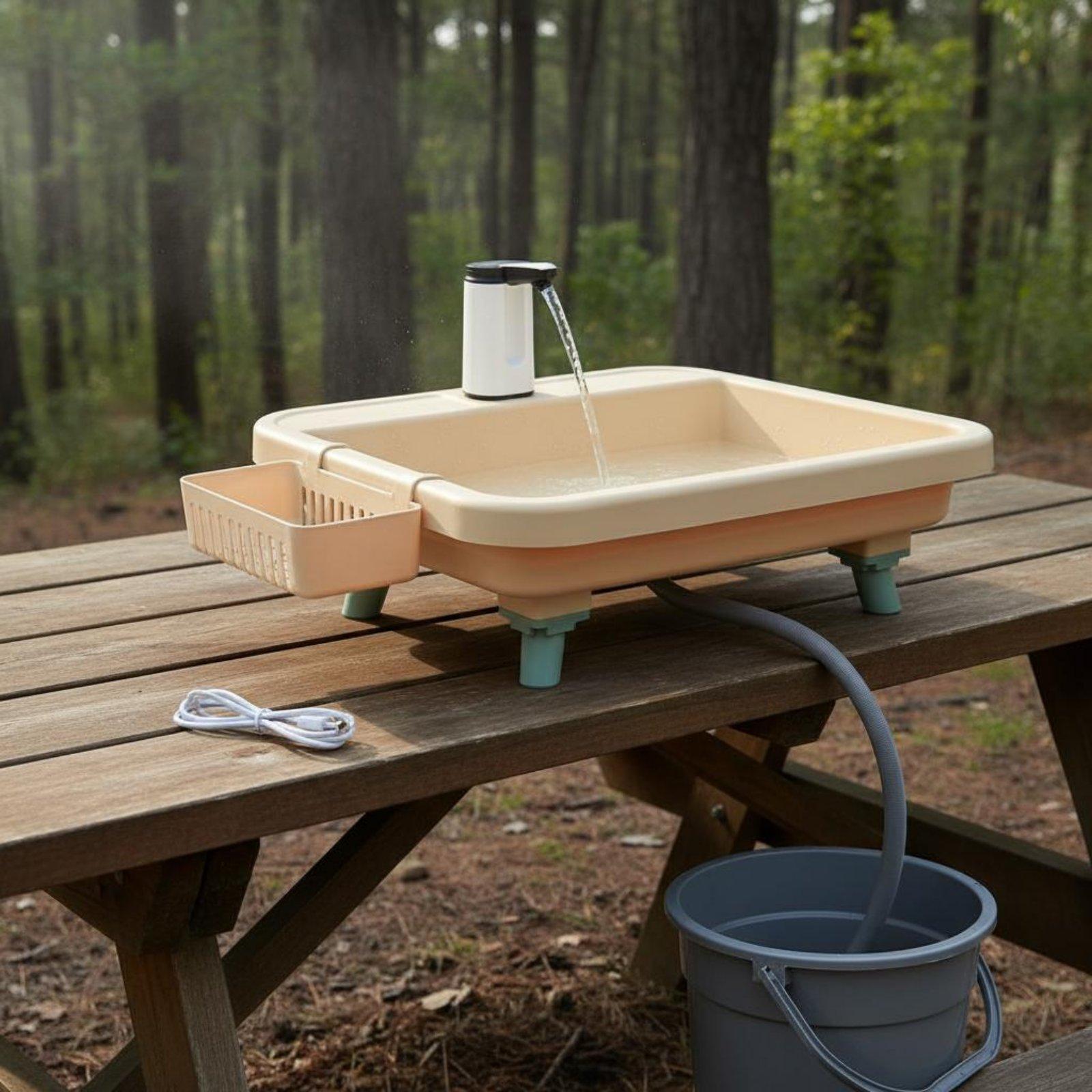 Outdoor Camping Washbasin Port - Outdoor Camping ulasan dan harga