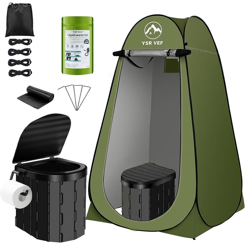 Portable Toilet Kit, Camping T - Camping Tent ulasan dan harga