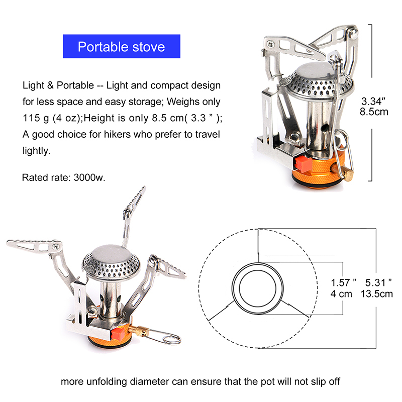 Widesea One-Piece Gas Stove 35 - Outdoor Camping Sink ulasan dan harga