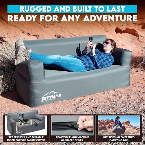 Pittman - Inflatable Couch wit - Outdoor Camping Couch ulasan dan harga