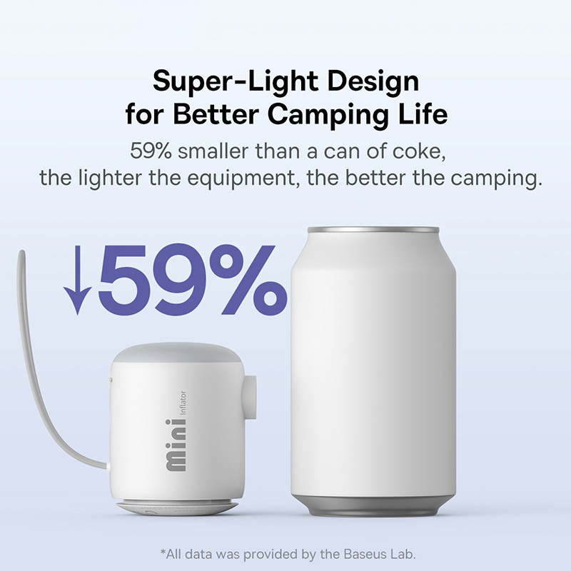 Baseus Mini Air Pump Portable  - Outdoor Inflatable Camping Tent With Air Pump ulasan dan harga