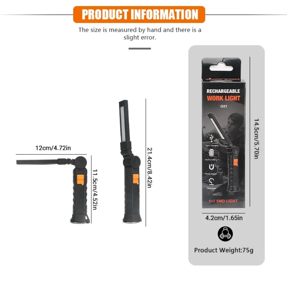Portable COB LED Flashlight US - Camping Lantern ulasan dan harga