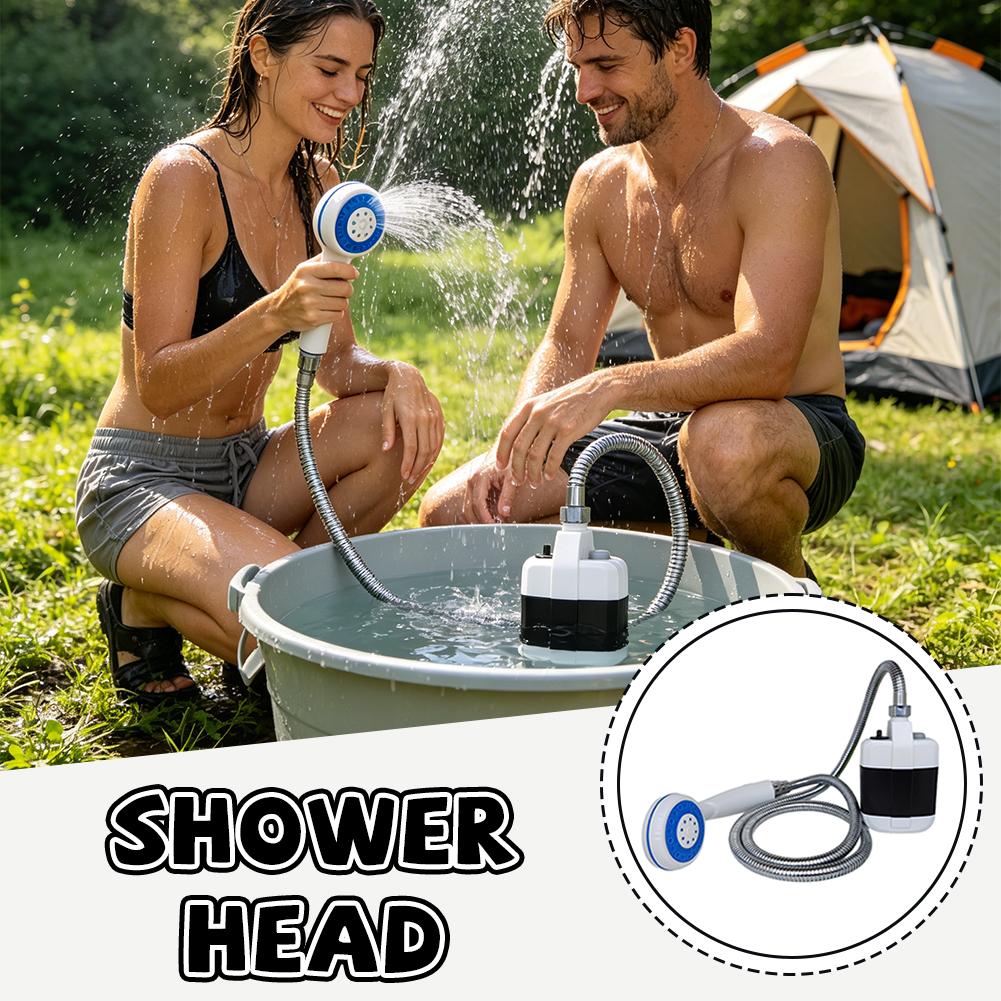 USB Rechargeable Portable Elec - Outdoor Camping Shower ulasan dan harga