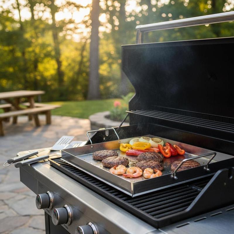 Universal Flat Top Griddle 18x - Camp Cooking Set ulasan dan harga