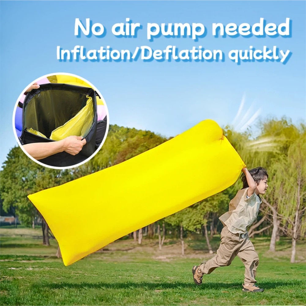 Portable Air Sofa Waterproof F - Outdoor Camping Couch ulasan dan harga