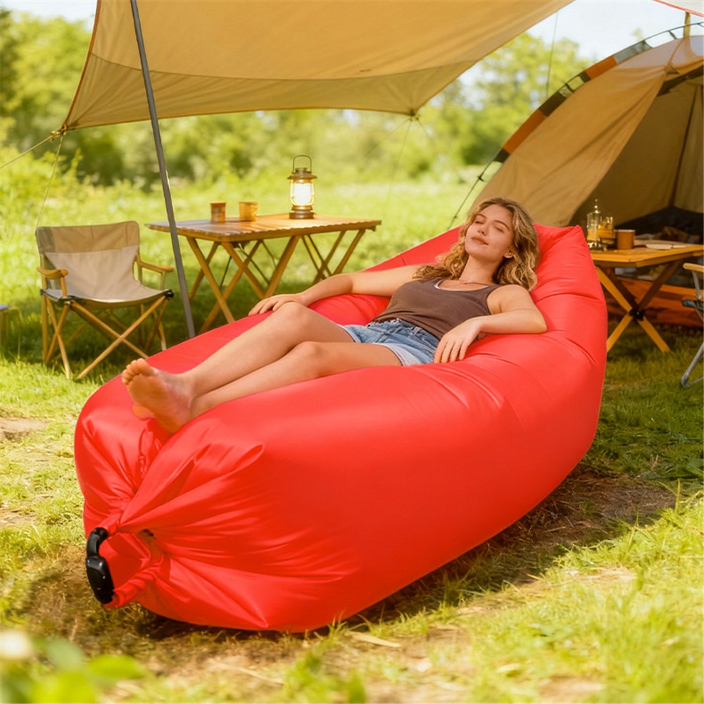 Portable Air Sofa Waterproof F - Outdoor Camping Couch ulasan dan harga