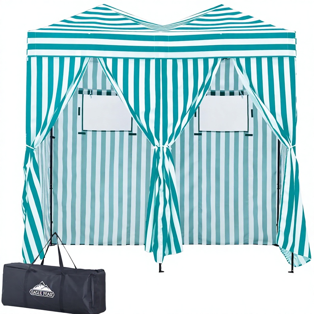 Outdoor Portable 2-Room Pop Ch - Camping Tent ulasan dan harga