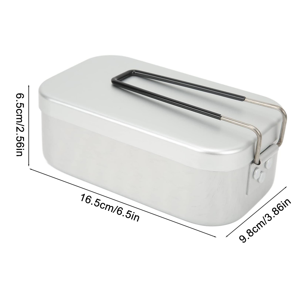 800ML Aluminum Lunch Boxes Out - Camp Cooking Set ulasan dan harga