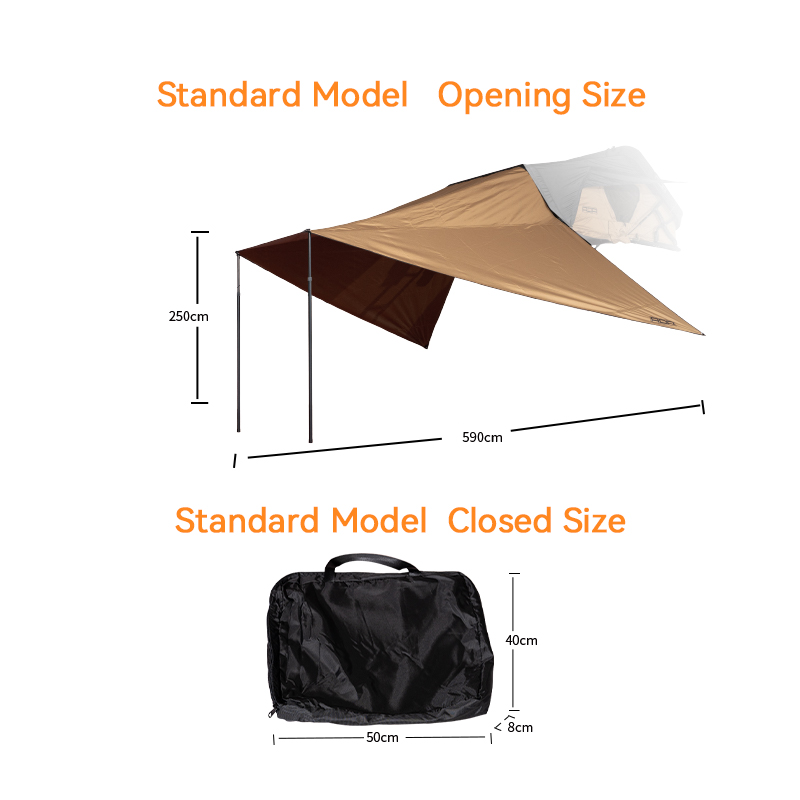 Waterproof Oxford Canopy Tent  - Outdoor Camping Car Tent ulasan dan harga