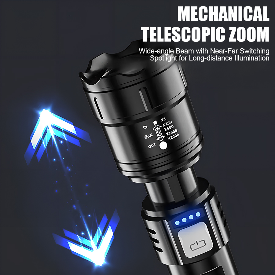 High Power P50 LED Flashlight  - Outdoor Camping Accessories ulasan dan harga