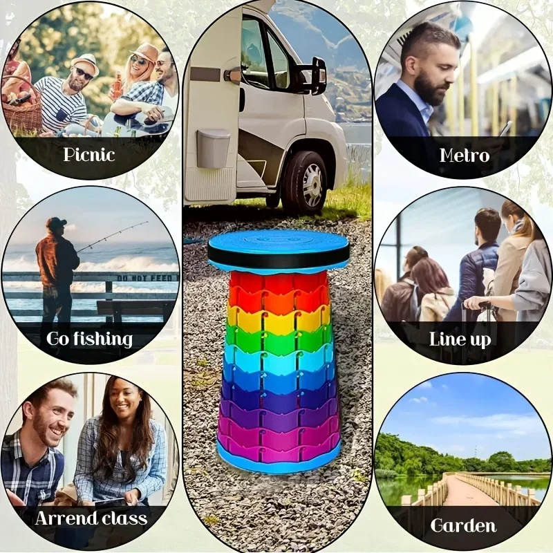 Rainbow Telescopic Camping Sto - Outdoor Camping Accessories ulasan dan harga