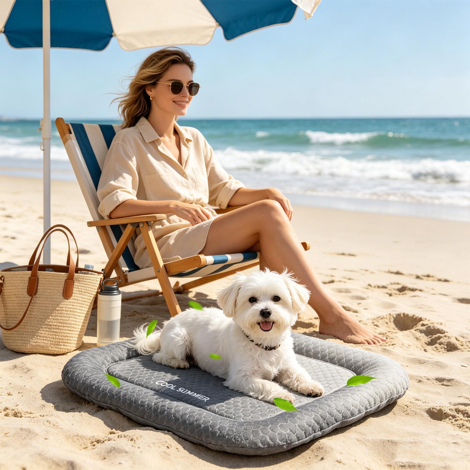 Dog Cooling Mat Portable Non-S - Outdoor Camping Dog Kennel ulasan dan harga