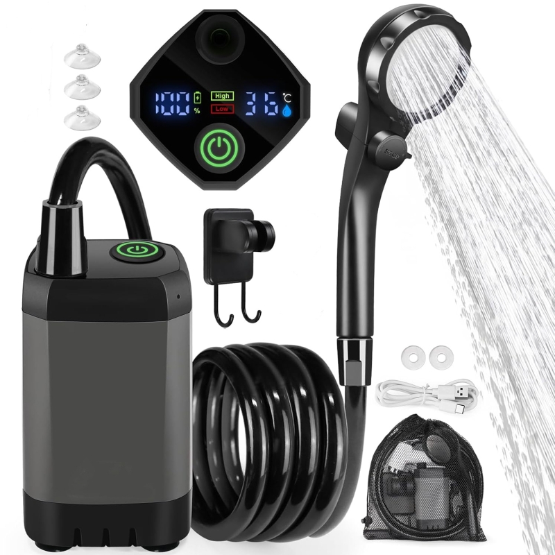 Outdoor Electric Shower Set LE - Outdoor Camping Shower ulasan dan harga