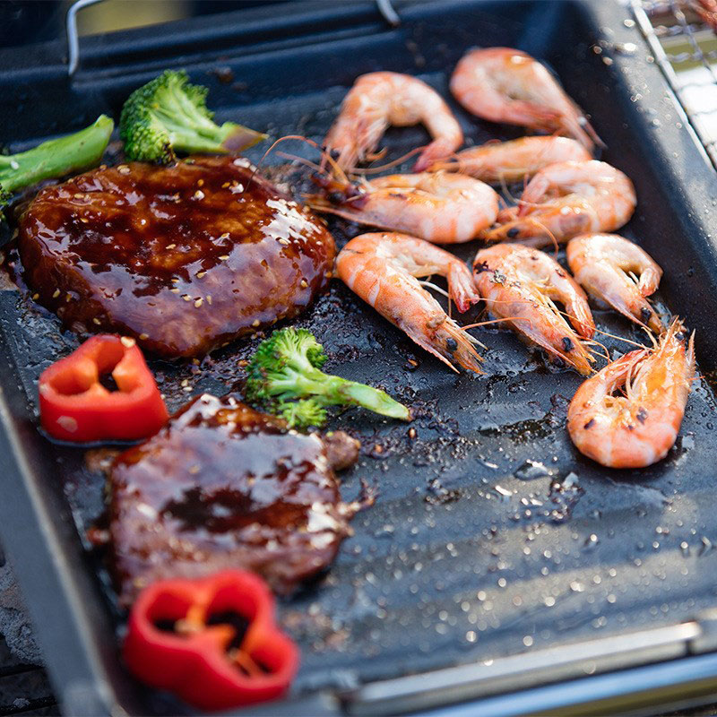 Outdoors Thick Square Grill Pa - Camp Cooking Set ulasan dan harga