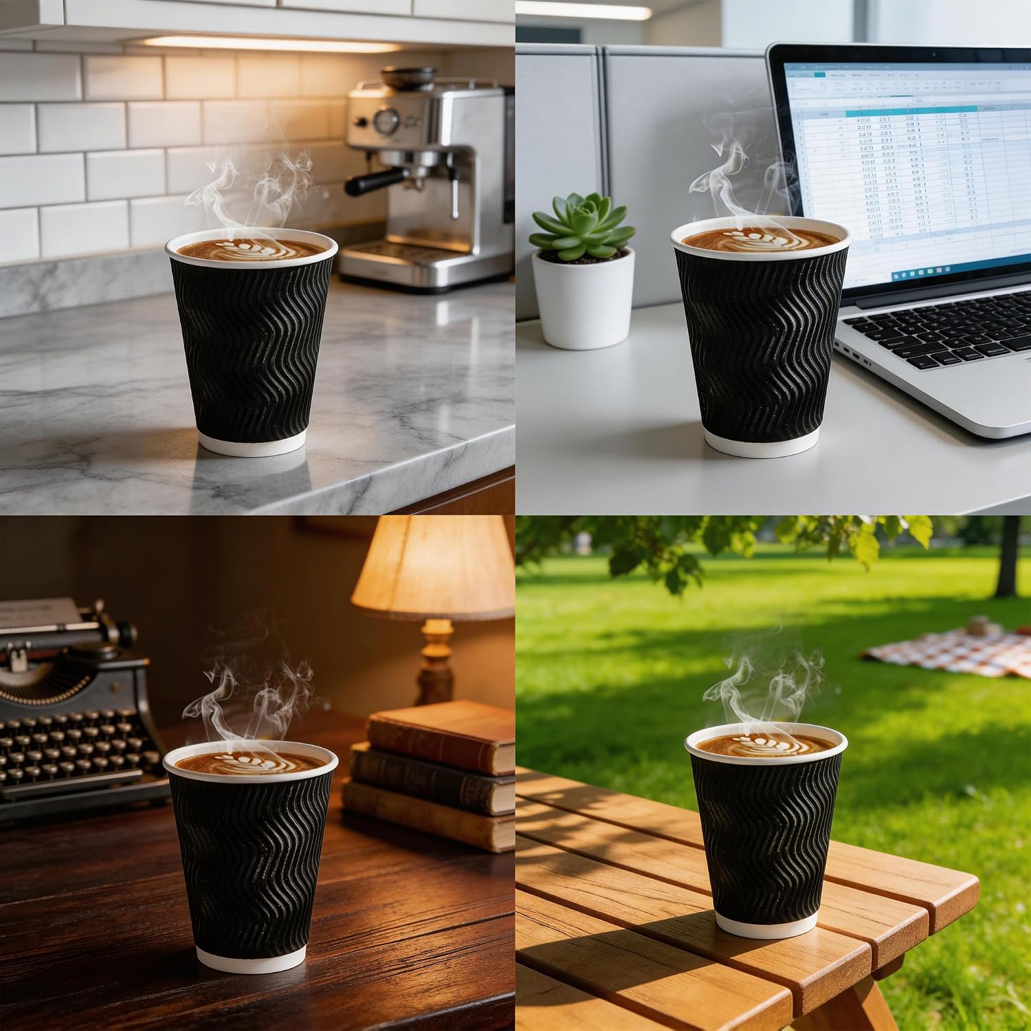 50 Pack 12oz Ripple Wall Dispo - Outdoor Camping Wallpaper ulasan dan harga