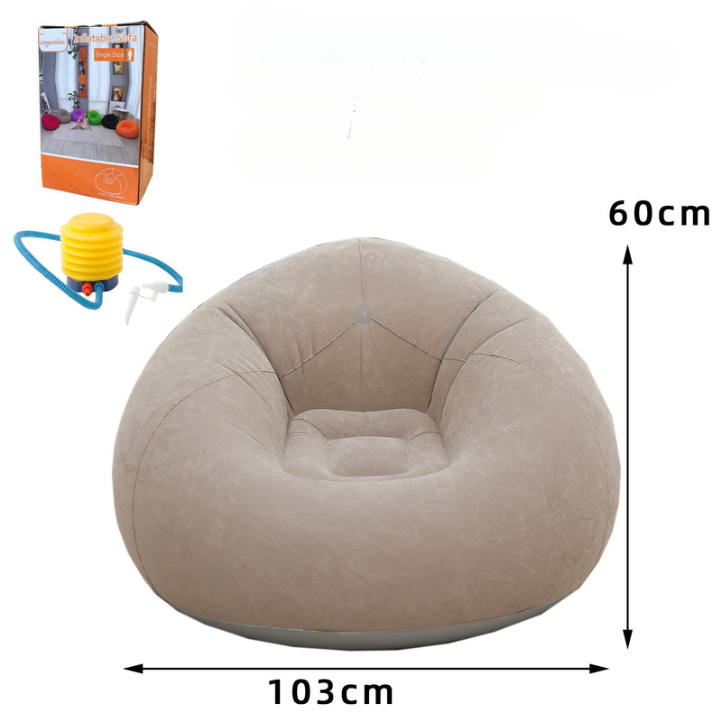 Large Inflatable Lazy Sofa PVC - Outdoor Camping Couch ulasan dan harga