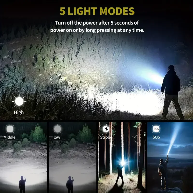 Flashlight Lighter & Power Ban - Outdoor Camping Accessories ulasan dan harga