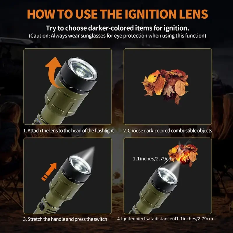 Flashlight Lighter & Power Ban - Outdoor Camping Accessories ulasan dan harga