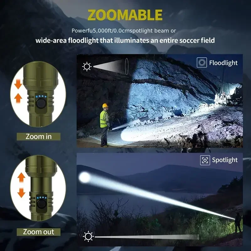 Flashlight Lighter & Power Ban - Outdoor Camping Accessories ulasan dan harga