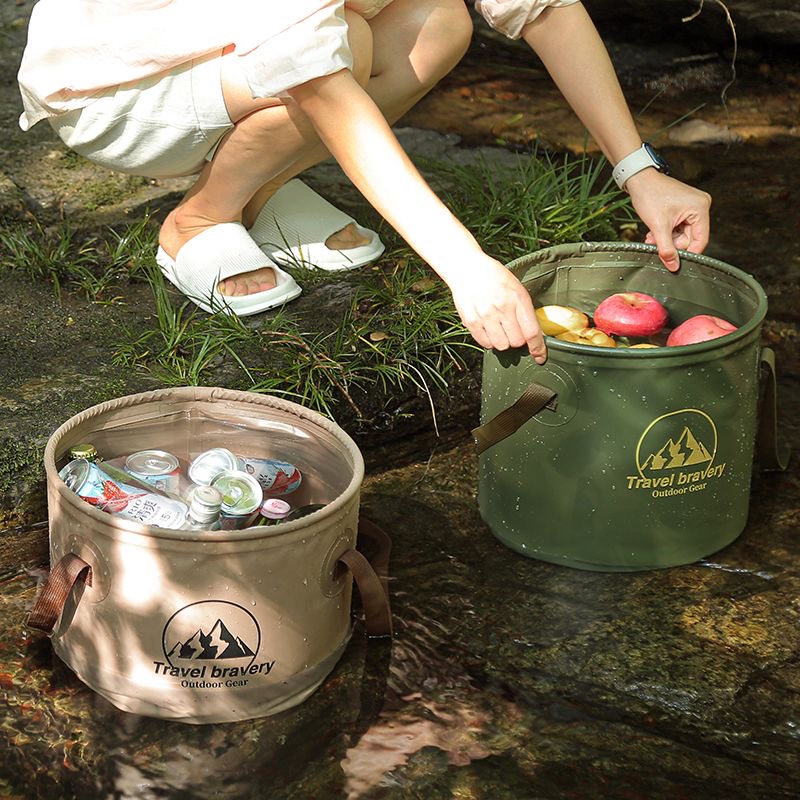 Car Folding Bucket Waterproof  - Outdoor Camping Sink ulasan dan harga