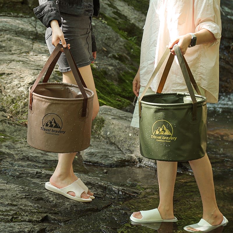 Car Folding Bucket Waterproof  - Outdoor Camping Sink ulasan dan harga