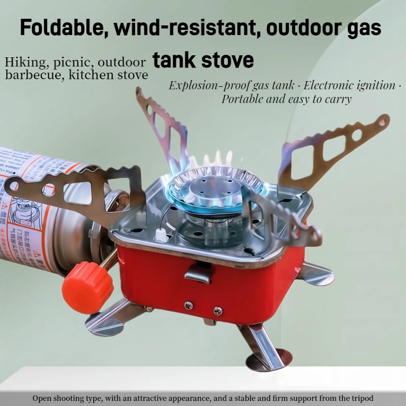 Outdoor Mini Square Stove Camp - Outdoor Gas Camping Oven ulasan dan harga