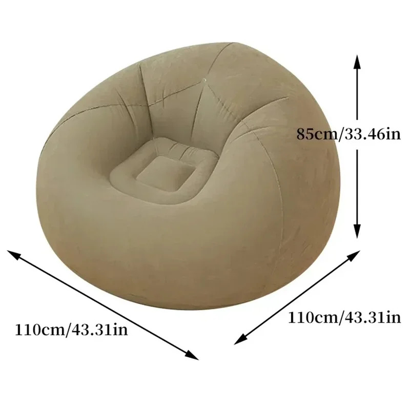 Large Lazy Inflatable Sofa Cha - Outdoor Camping Couch ulasan dan harga