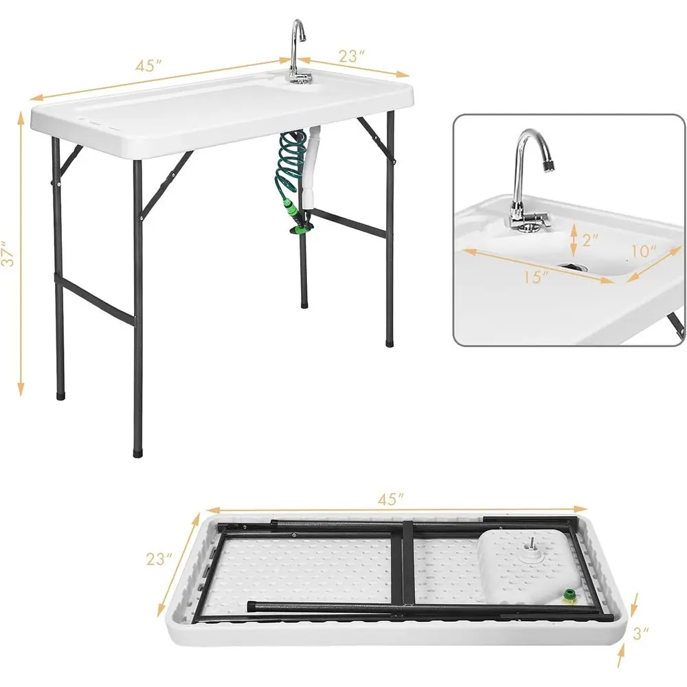 Portable Heavy-Duty Outdoor Ca - Outdoor Camping Sink ulasan dan harga