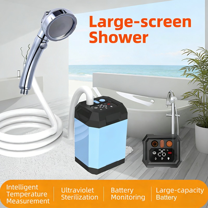 5400mAh/9000mAh Outdoor Portab - Outdoor Camping Shower ulasan dan harga