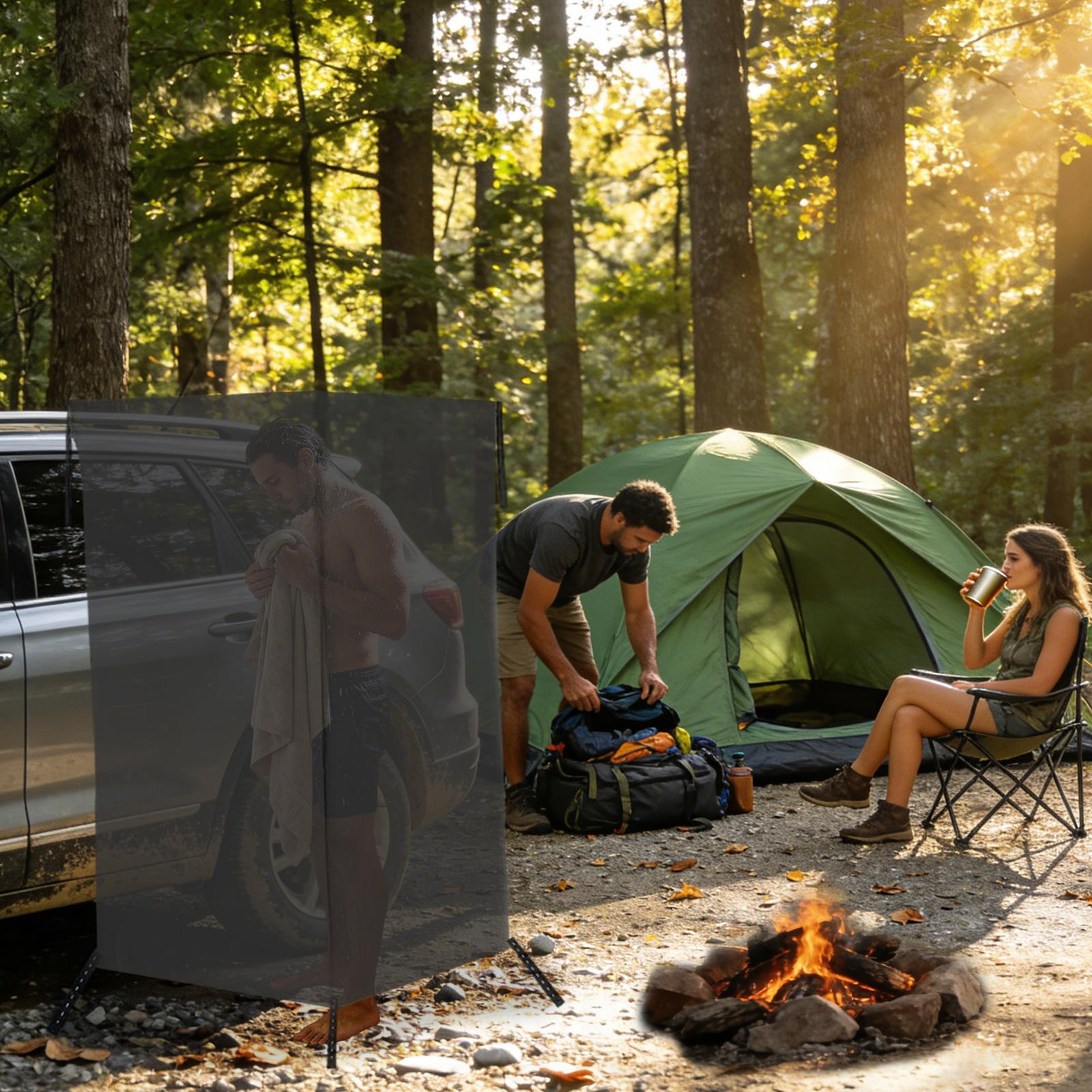 Portable Dressing Room Car Sid - Outdoor Camping Car Tent ulasan dan harga