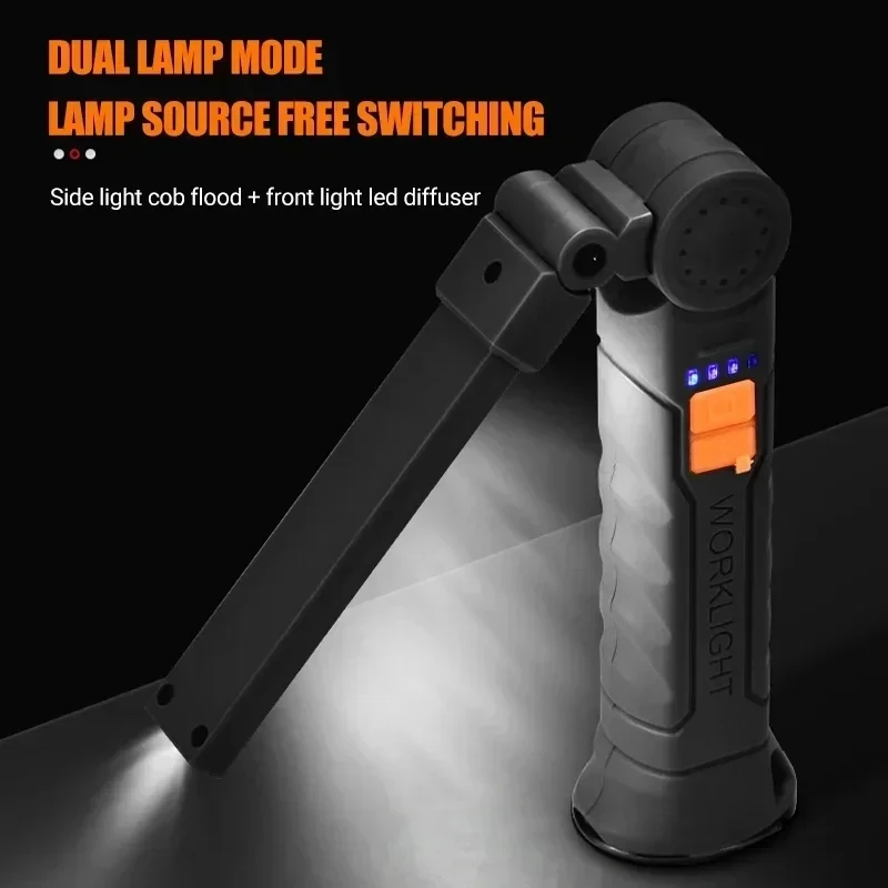 COB LED Folding Flashlight Por - Camping Lantern ulasan dan harga
