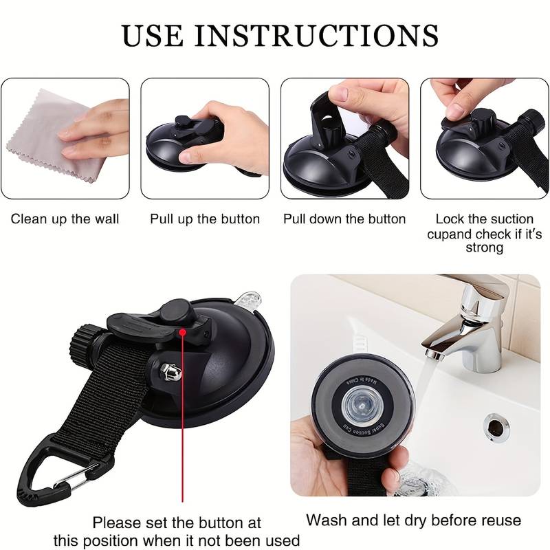 4Pcs Motorhomes Car Suction Cu - Outdoor Camping Accessories ulasan dan harga