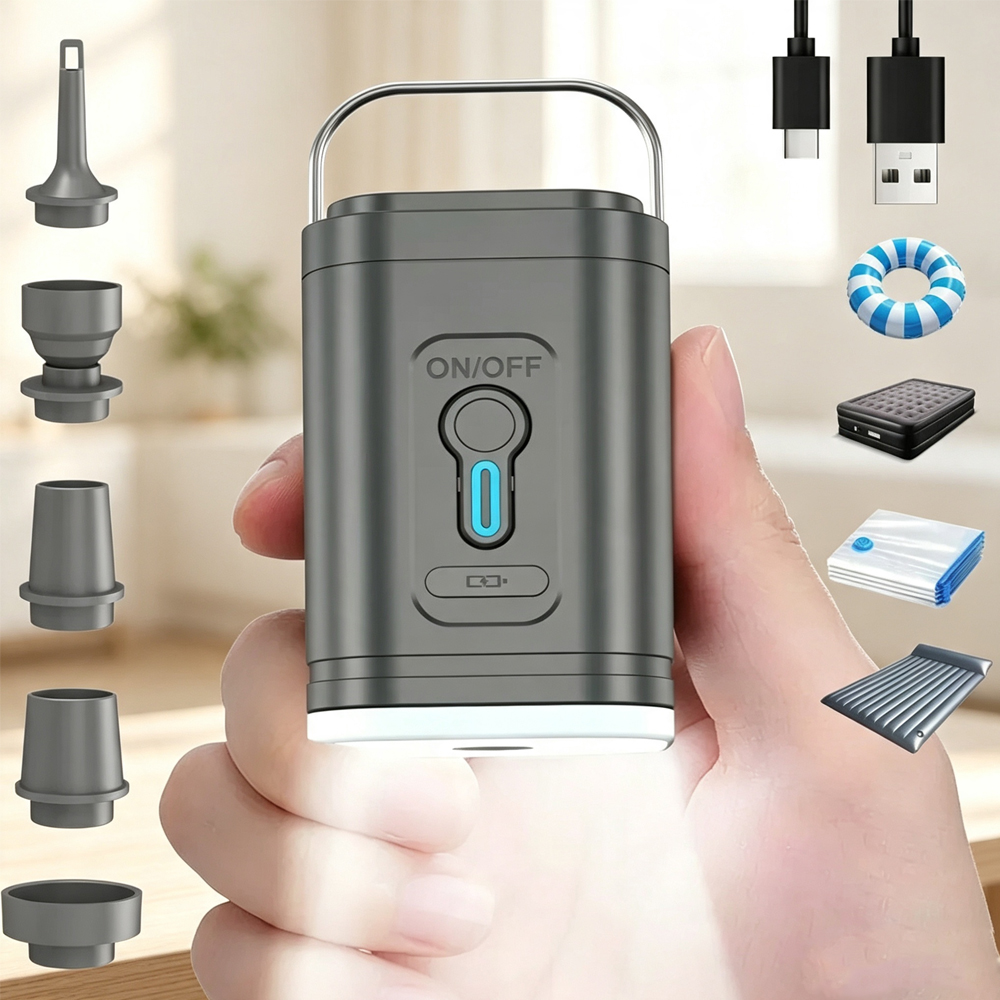 Mini Portable/; Air Pump 1200m - Outdoor Inflatable Camping Tent With Air Pump ulasan dan harga
