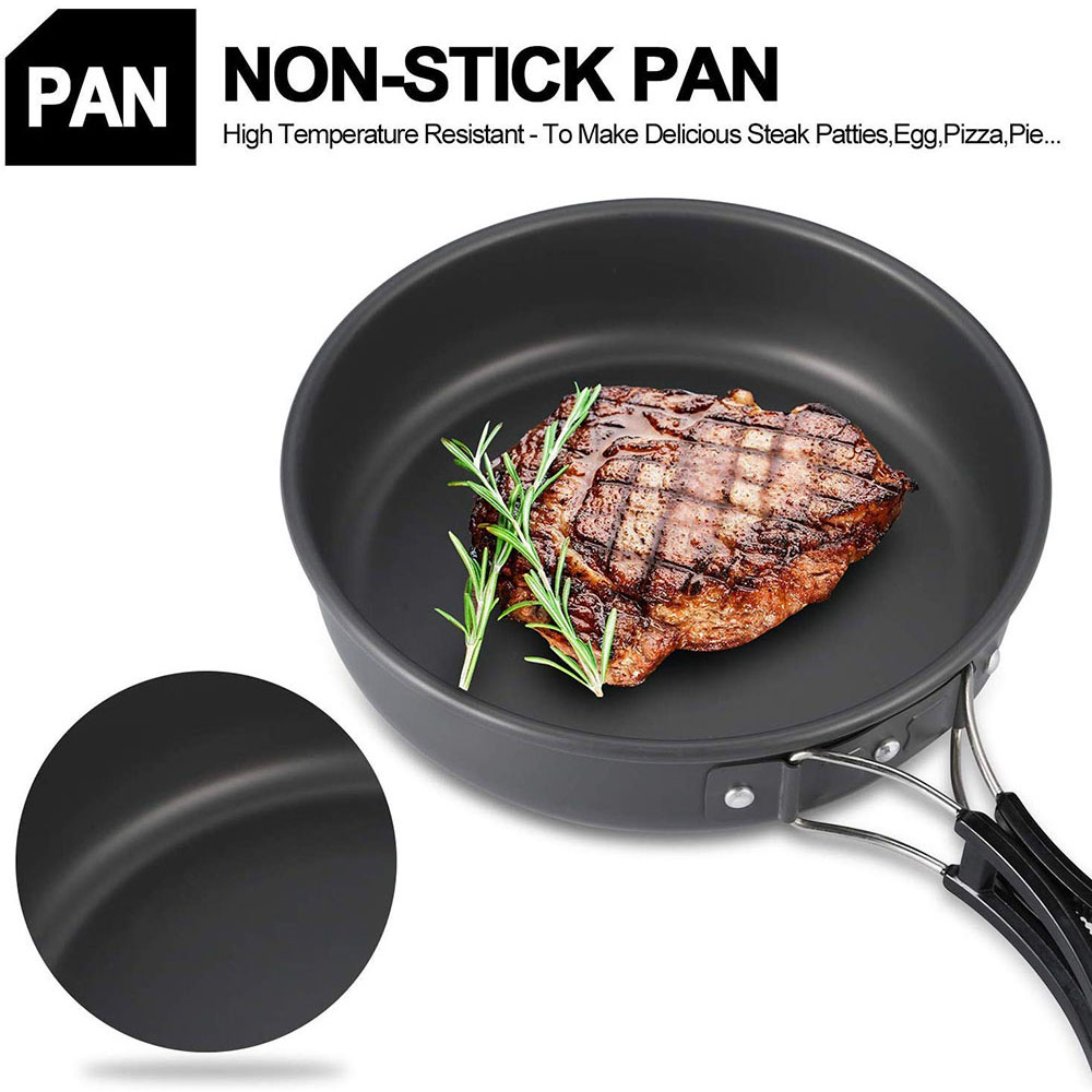 Outdoor Camping Cookware Set M - Camp Cooking Set ulasan dan harga