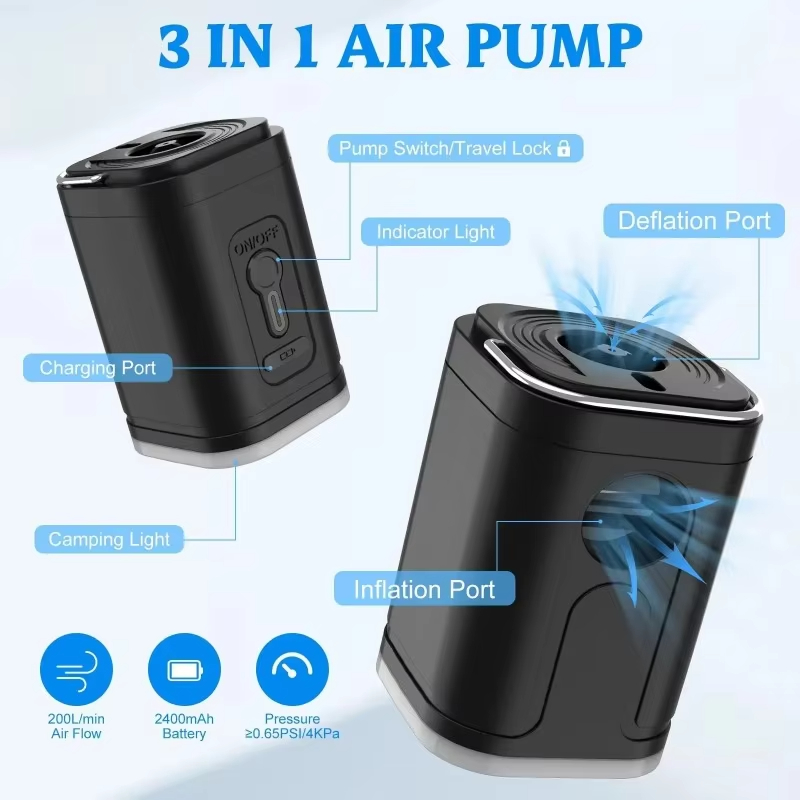 Portable Air Pump Camping Matt - Outdoor Inflatable Camping Tent With Air Pump ulasan dan harga