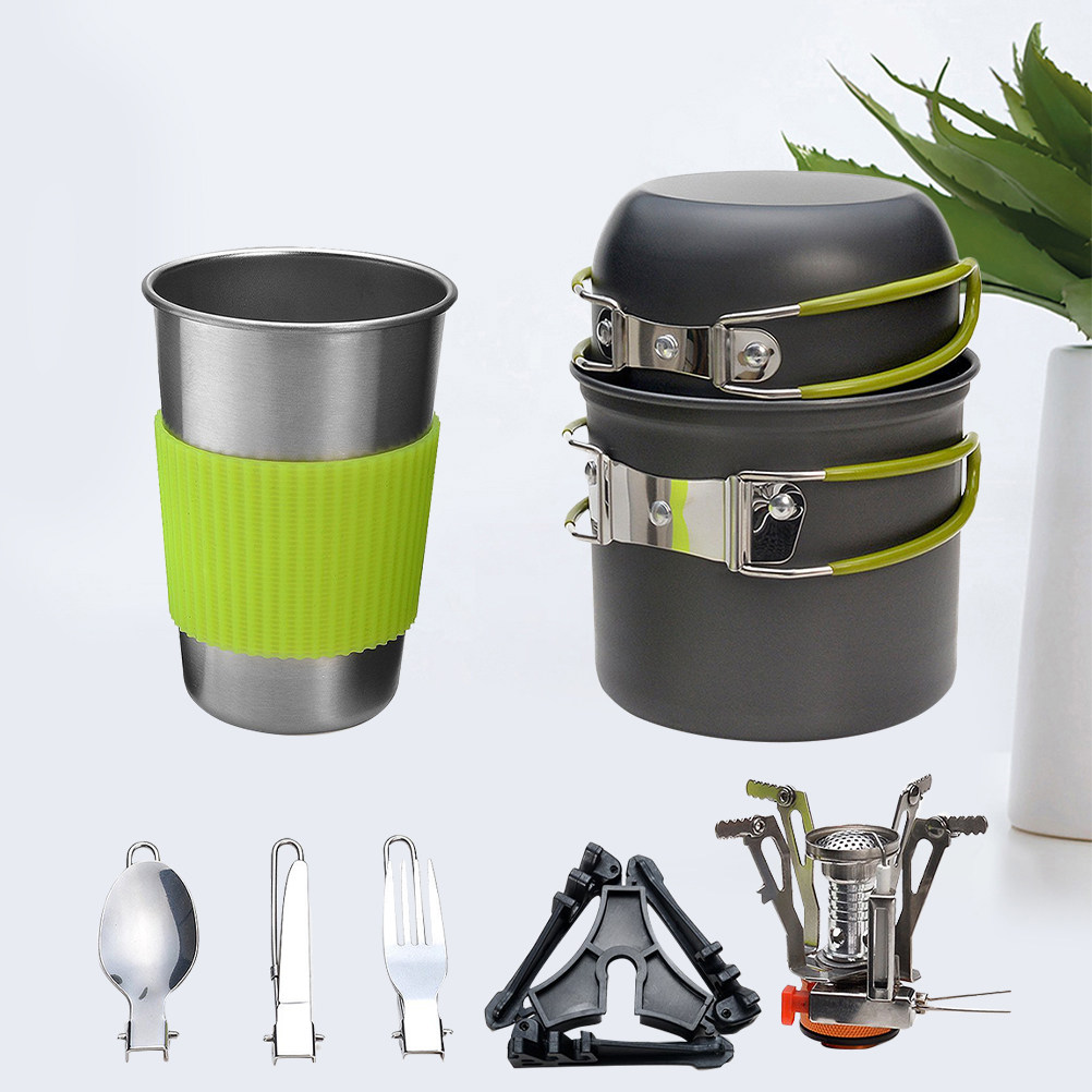 Outdoor Camping Cookware Set L - Camp Cooking Set ulasan dan harga