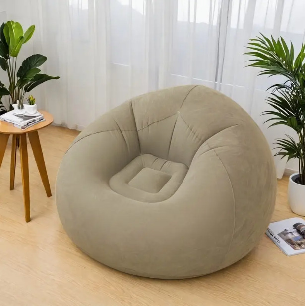 Portable Inflatable Bean Bag C - Outdoor Camping Couch ulasan dan harga