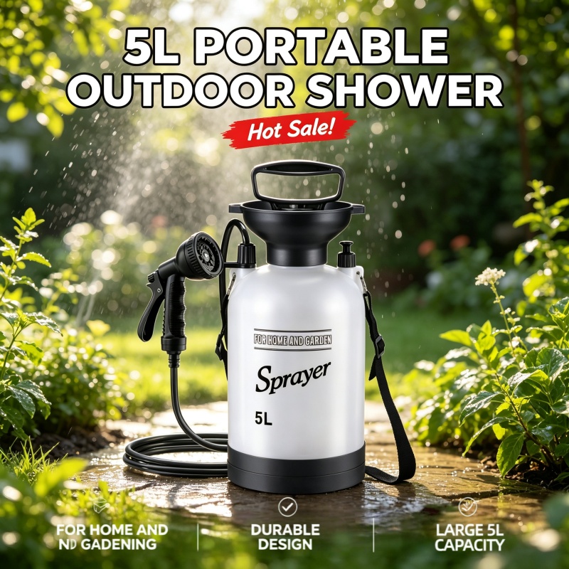 5L Portable Camping Shower Man - Outdoor Camping Shower ulasan dan harga
